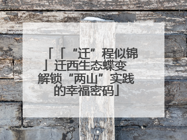 「“迁”程似锦」迁西生态蝶变 解锁“两山”实践的幸福密码