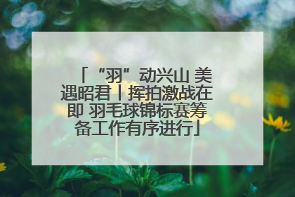 “羽”动兴山 美遇昭君丨挥拍激战在即 羽毛球锦标赛筹备工作有序进行