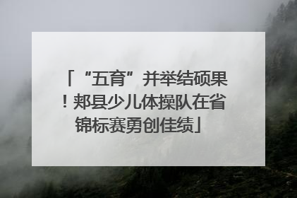 “五育”并举结硕果！郏县少儿体操队在省锦标赛勇创佳绩