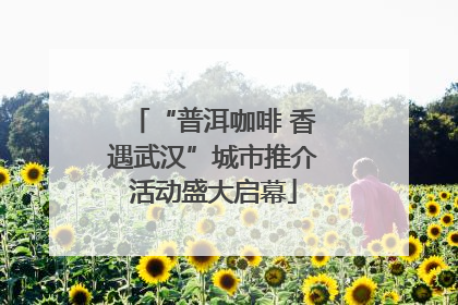 “普洱咖啡 香遇武汉”城市推介活动盛大启幕