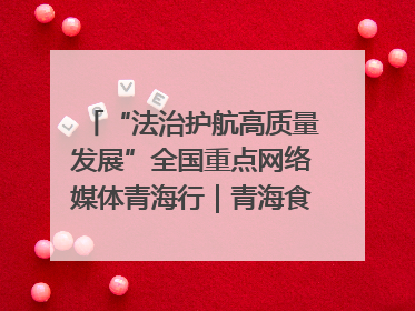 “法治护航高质量发展”全国重点网络媒体青海行｜青海食品工业协会：架起“青字号”美食的产业化桥梁