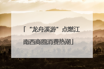 “龙舟溪游”点燃江南西商圈消费热潮