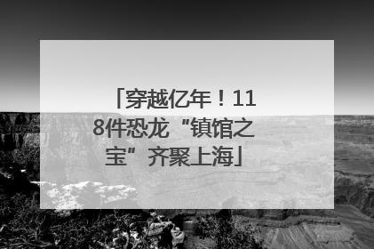 穿越亿年！118件恐龙“镇馆之宝”齐聚上海