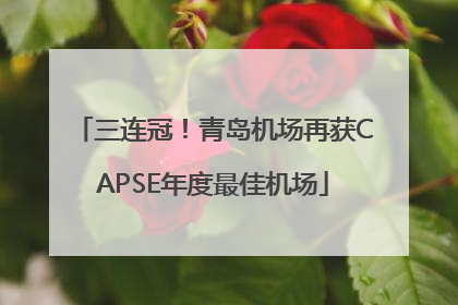三连冠！青岛机场再获CAPSE年度最佳机场