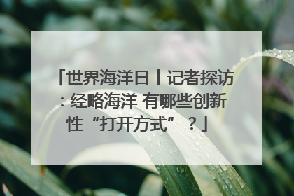世界海洋日丨记者探访：经略海洋 有哪些创新性“打开方式”？