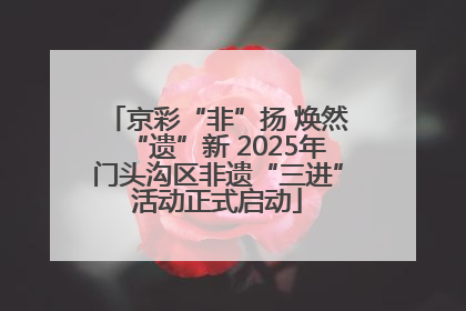 京彩“非”扬 焕然“遗”新 2025年门头沟区非遗“三进”活动正式启动