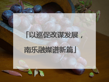 以巡促改谋发展，南乐融媒谱新篇