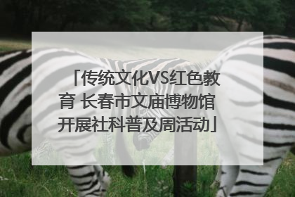 传统文化VS红色教育 长春市文庙博物馆开展社科普及周活动