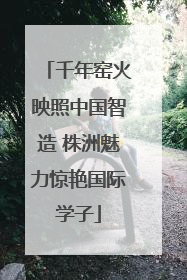 千年窑火映照中国智造 株洲魅力惊艳国际学子