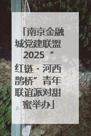 南京金融城党建联盟2025“红链・河西鹊桥”青年联谊派对甜蜜举办