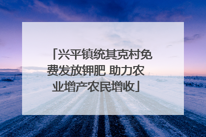 兴平镇统其克村免费发放钾肥 助力农业增产农民增收