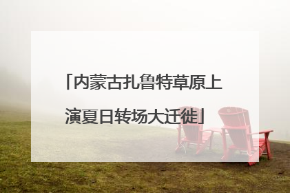 内蒙古扎鲁特草原上演夏日转场大迁徙