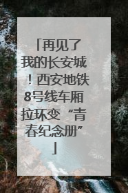 再见了 我的长安城！西安地铁8号线车厢拉环变“青春纪念册”