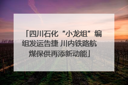 四川石化“小龙组”编组发运告捷 川内铁路航煤保供再添新动能