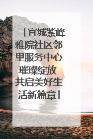 宜城紫峰雅院社区邻里服务中心璀璨绽放 共启美好生活新篇章