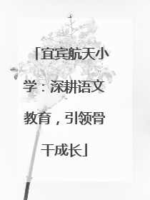 宜宾航天小学：深耕语文教育，引领骨干成长