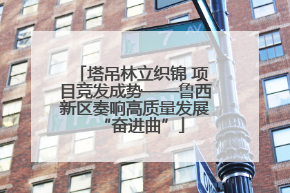 塔吊林立织锦 项目竞发成势——鲁西新区奏响高质量发展“奋进曲”