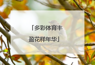 多彩体育丰盈花样年华