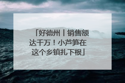 好德州丨销售额达千万！小芦笋在这个乡镇扎下根