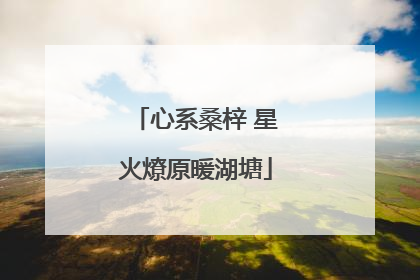 心系桑梓 星火燎原暖湖塘