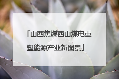 山西焦煤西山煤电重塑能源产业新图景
