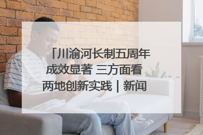 川渝河长制五周年成效显著 三方面看两地创新实践｜新闻发布最前线