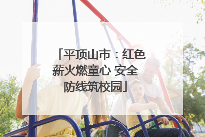 平顶山市：红色薪火燃童心 安全防线筑校园