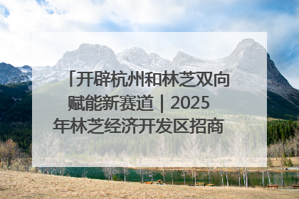 开辟杭州和林芝双向赋能新赛道｜2025年林芝经济开发区招商引资（杭州）推介展销活动在杭举办