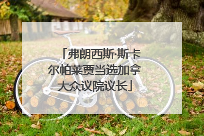 弗朗西斯·斯卡尔帕莱贾当选加拿大众议院议长