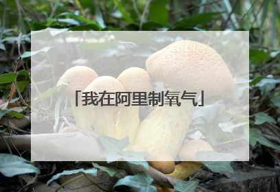 我在阿里制氧气