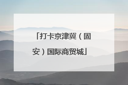 打卡京津冀（固安）国际商贸城