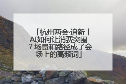 杭州两会·追新丨AI如何让消费突围？场景和路径成了会场上的高频词