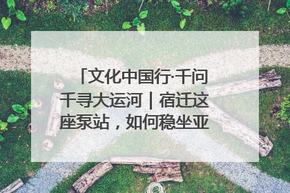 文化中国行·千问千寻大运河｜宿迁这座泵站，如何稳坐亚洲第一宝座？
