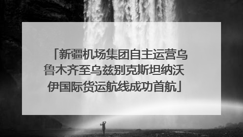 新疆机场集团自主运营乌鲁木齐至乌兹别克斯坦纳沃伊国际货运航线成功首航