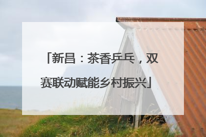 新昌：茶香乒乓，双赛联动赋能乡村振兴