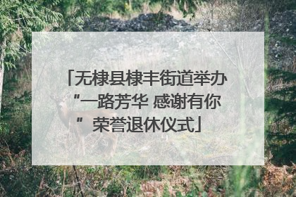 无棣县棣丰街道举办“一路芳华 感谢有你”荣誉退休仪式