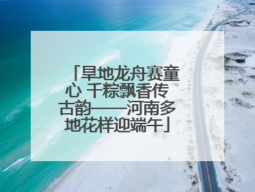 旱地龙舟赛童心 千粽飘香传古韵——河南多地花样迎端午