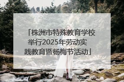 株洲市特殊教育学校举行2025年劳动实践教育暨杨梅节活动