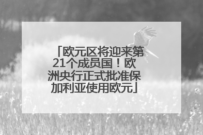 欧元区将迎来第21个成员国！欧洲央行正式批准保加利亚使用欧元