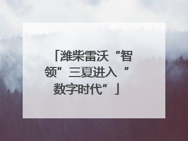 潍柴雷沃“智领”三夏进入“数字时代”