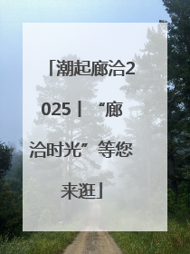 潮起廊洽2025丨“廊洽时光”等您来逛