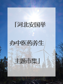 河北安国举办中医药养生主题市集