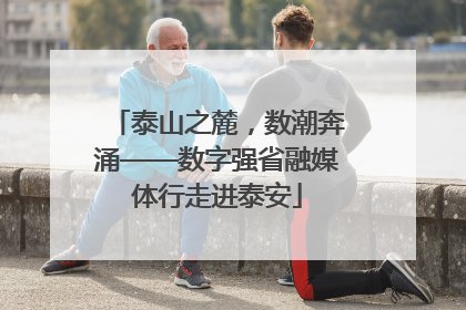 泰山之麓，数潮奔涌——数字强省融媒体行走进泰安