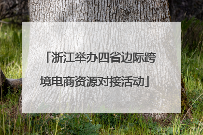 浙江举办四省边际跨境电商资源对接活动