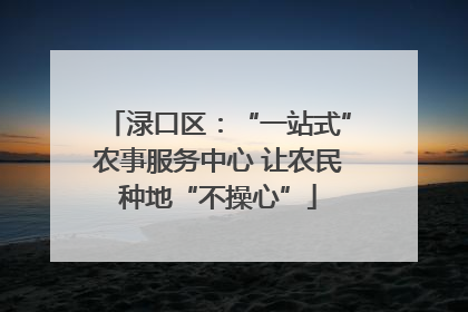 渌口区：“一站式”农事服务中心 让农民种地“不操心”