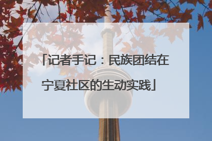 记者手记：民族团结在宁夏社区的生动实践