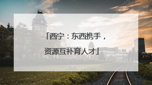 西宁：东西携手，资源互补育人才