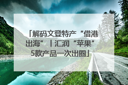 解码文登特产“借港出海”丨汇润“苹果”5款产品一次出圈