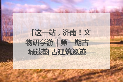 这一站，济南！文物研学游｜第一期古城遗韵·古建筑巡迹之旅圆满结束