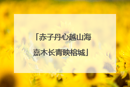 赤子丹心越山海 嘉木长青映榕城